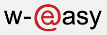 Logo di w-easy, sponsor di FDC United Futsal Rossano
